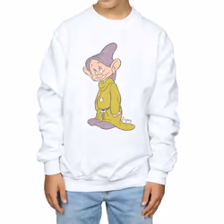 Disney Boys Classic Dopey Sweatshirt - 5-6 Years, White