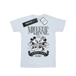 Disney Mens Mickey And Minnie Mouse Great Pair T-Shirt - XXL, White
