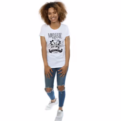 Disney Womens/Ladies Mickey And Minnie Mouse Great Pair Cotton T-Shirt - L, White