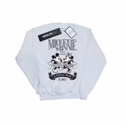 Disney Boys Mickey And Minnie Mouse Great Pair Sweatshirt - 5-6 Years, White