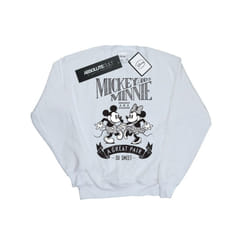 Disney Boys Mickey And Minnie Mouse Great Pair Sweatshirt - 5-6 Years, White