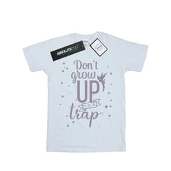 Disney Womens/Ladies Tinker Bell Don't Grow Up Cotton Boyfriend T-Shirt - XL, White
