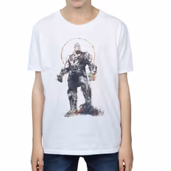 Marvel Boys Avengers Infinity War Thanos Sketch T-Shirt - 9-11 Years, White