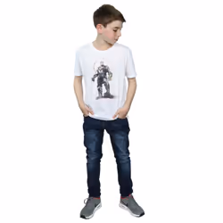 Marvel Boys Avengers Infinity War Thanos Sketch T-Shirt - 9-11 Years, White