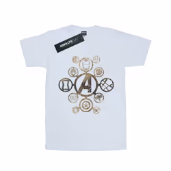 Marvel Womens/Ladies Avengers Infinity War Icons Cotton Boyfriend T-Shirt - L, White