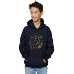 Marvel Boys Avengers Infinity War Marvel Logo Hoodie - 12-13 Years, Navy Blue