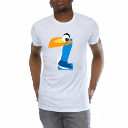 Disney Mens Alphabet Z Is For Zazu T-Shirt - XXL, White