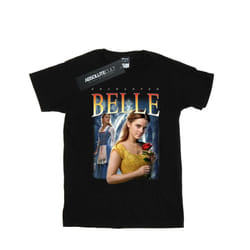 Disney Mens Beauty And The Beast Belle Montage T-Shirt - M, Black