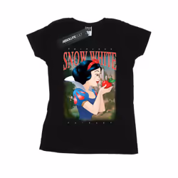 Disney Princess Womens/Ladies Snow White Montage Cotton T-Shirt - M, Black