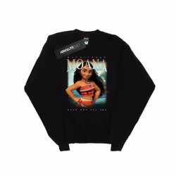 Disney Mens Moana Montage Sweatshirt - S, Black