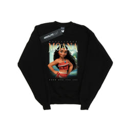 Disney Mens Moana Montage Sweatshirt - L, Black