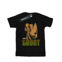 Marvel Mens Avengers Infinity War Groot Character T-Shirt - XXL, Black