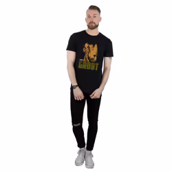 Marvel Mens Avengers Infinity War Groot Character T-Shirt - XXL, Black