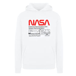 NASA Boys Space Shuttle Hoodie - 5-6 Years, White