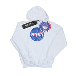 NASA Mens Insignia Logo Hoodie - XL, White
