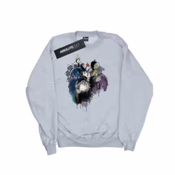 Disney Mens Villains Sketch Sweatshirt - M, Sports Grey
