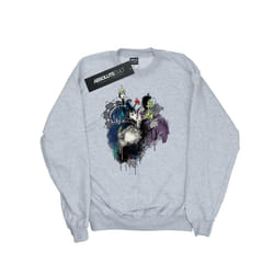 Disney Mens Villains Sketch Sweatshirt - M, Sports Grey
