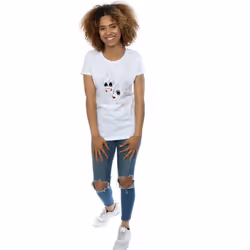 Disney Womens/Ladies Wicked Villains Cotton T-Shirt - XXL, White