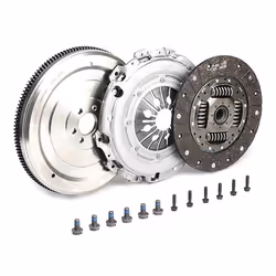 BLUE PRINT ADV183067 Clutch three-piece with synthetic grease with bolts/screws, with flywheel 241 VOLKSWAGEN: Golf 4, Polo IV Hatchback, Bora Saloon