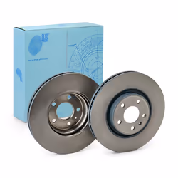 Brake disc; BLUE PRINT; Front Axle 320 30 5 112 internally vented Coated High-carbon; for AUDI; 8R0615301, 8R0615301C, 8R0615 ...