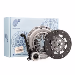 Clutch; BLUE PRINT; three-piece with central slave cylinder, with synthetic grease 230; for NISSAN, RENAULT, DACIA, MERCEDES- ...