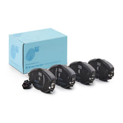 BLUE PRINT ADV184233 Brake pad set Front Axle incl. wear warning contact SKODA: Octavia 3 Schrägheck, Karoq Off-Road, VOLKSWAGEN: Golf 7