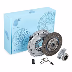 Clutch; BLUE PRINT; three-piece with central slave cylinder, with synthetic grease 206; for VAUXHALL, SAAB, OPEL, CHEVROLET; ...