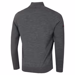 Callaway Golf Mens 1/4 Zip Blended Merino Mix Odyssey Thermal Sweater - XL, Steel Heather