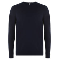 Callaway Mens V Neck Sweatshirt V-Neck Long Sleeve Lightweight Jumper Top - Dark Navy, S