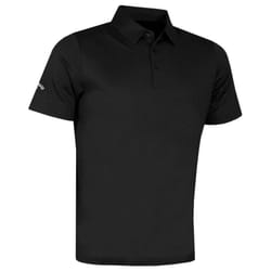 Callaway Golf Mens 2021 Swingtech Solid Stretch Moisture Wicking Polo Shirt - L, Caviar