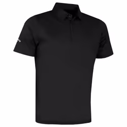 Callaway Golf Mens 2021 Swingtech Solid Stretch Moisture Wicking Polo Shirt - 4XL, Caviar