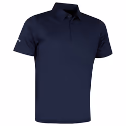 Callaway Golf Mens 2021 Swingtech Solid Stretch Moisture Wicking Polo Shirt - L, Peacoat