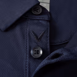 Callaway Golf Mens 2021 Swingtech Solid Stretch Moisture Wicking Polo Shirt - L, Peacoat