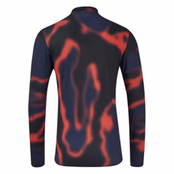 2024-2025 England Rugby Warm Up Mid Layer O2 (Black) - Kids - MB