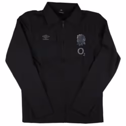 2024-2025 England Rugby Presentation Jacket O2 (Black) - M