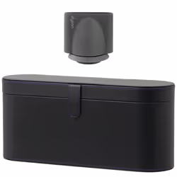 DYSON Supersonicâ Hair Dryer Box Travel Storage Presentation Case (Black) + Smoothing Nozzle