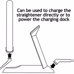DYSON CORRALE Charger Charging Cable HS03 Straightener Magnetic 360