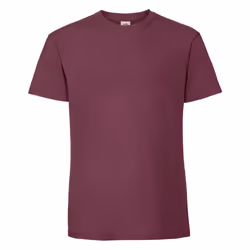 Fruit Of The Loom Mens Ringspun Premium Tshirt - M UK, Burgundy