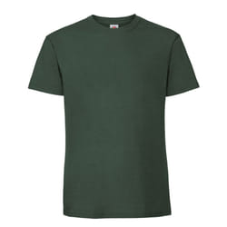 Fruit Of The Loom Mens Ringspun Premium Tshirt - S UK, Bottle Green