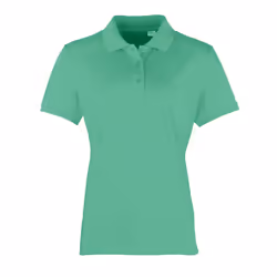 Premier Womens/Ladies Coolchecker Short Sleeve Pique Polo T-Shirt - M, Kelly