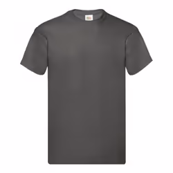 Fruit Of The Loom Mens Original Short Sleeve T-Shirt - 3XL, Light Graphite