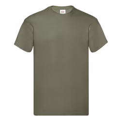 Screen Stars Fruit Of The Loom Mens Original Short Sleeve T-Shirt - 3XL, Classic Olive