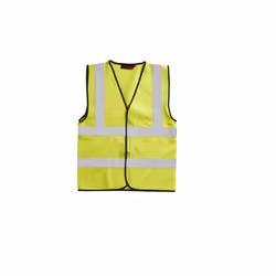 Blackrock Adults Hi-Vis Sleeveless Waistcoat - 2XL, Yellow