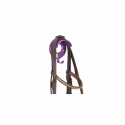 Stubbs Bridle Rack Single S20 - One Size, Purple