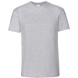Fruit Of The Loom Mens Iconic 195 Ringspun Premium Tshirt - 2XL UK, Heather Grey