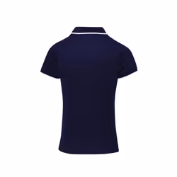 Premier Womens/Ladies Contrast Coolchecker Polo Shirt - M, Navy/White