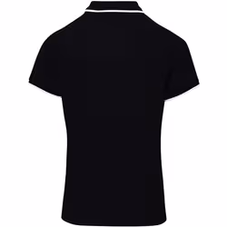 Premier Womens/Ladies Contrast Coolchecker Polo Shirt - L, Black/White