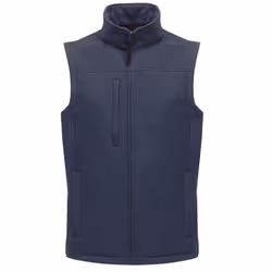 Regatta Mens Flux Softshell Bodywarmer / Sleeveless Jacket (Water Repellent & Wind Resistant) - XS, Navy/Navy