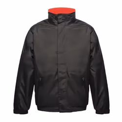 Regatta Mens Dover Waterproof Windproof Jacket - 2XL, Black/Red