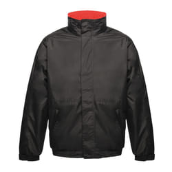 Regatta Mens Dover Waterproof Windproof Jacket - XS, Black/Red